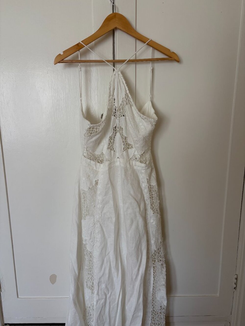 Farm Rio Off-White Embroidered Midi Dress - Picture 5 of 6